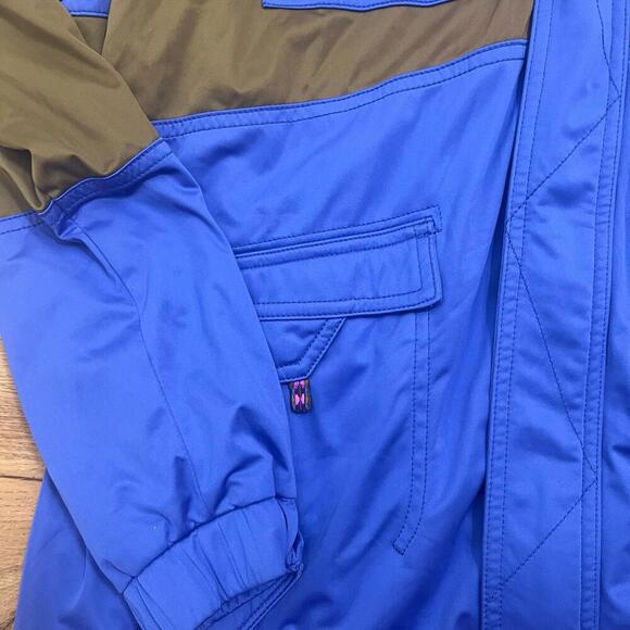 Urban Outfitters Mens‎ Windbreaker Jacket Hood Size Large Blue - Picture 6 of 11